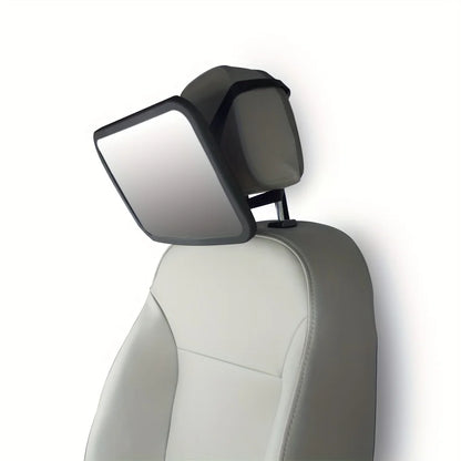 Durable Baby Car Mirror 360° Rotatable Safe for Seat Essential for Travel Easy Install Adjustable Arm Durable Rearview Mirror