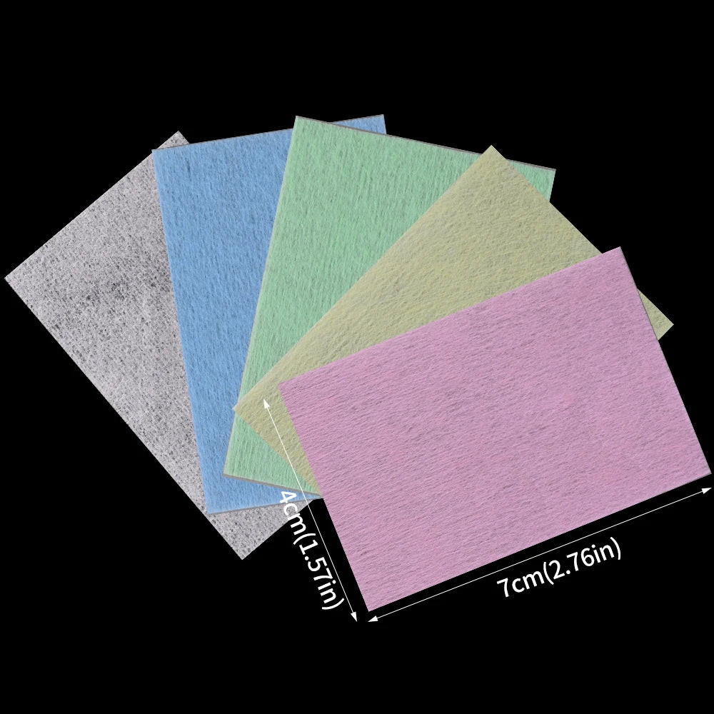 100% Cotton Nail Polish Remover Cotton， Nail Polish Manicure Gel Dust Cleaning Cotton Nail Art Remover Cotton Pads Wet Compress