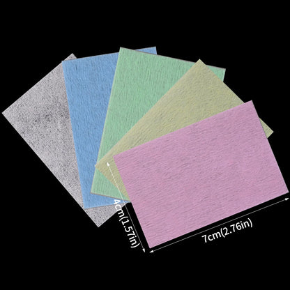 100% Cotton Nail Polish Remover Cotton， Nail Polish Manicure Gel Dust Cleaning Cotton Nail Art Remover Cotton Pads Wet Compress