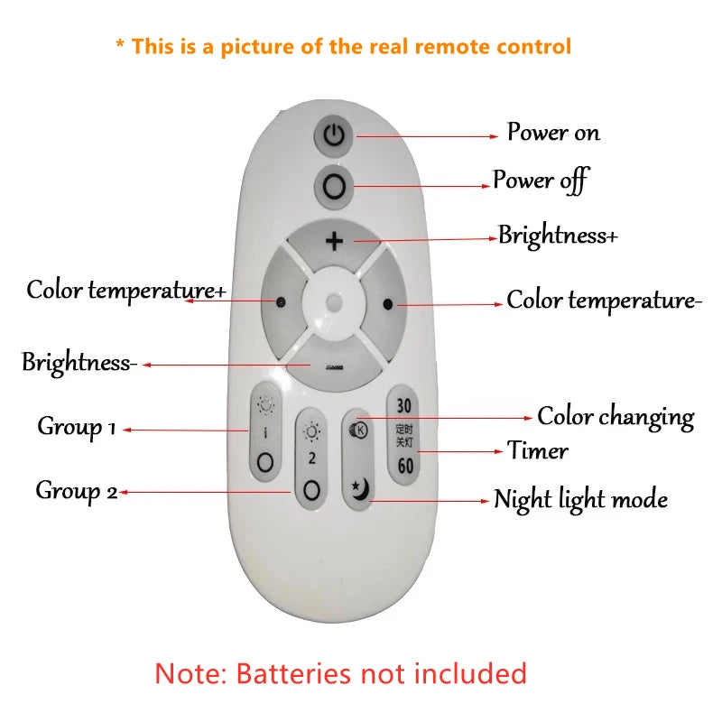 Smart LED Bulb E27 6W 9W 12W RF 2.4G Wireless Remote Control Night Light Timing Turn off Warm Cold Light Dimmable Led Lamp Bulb