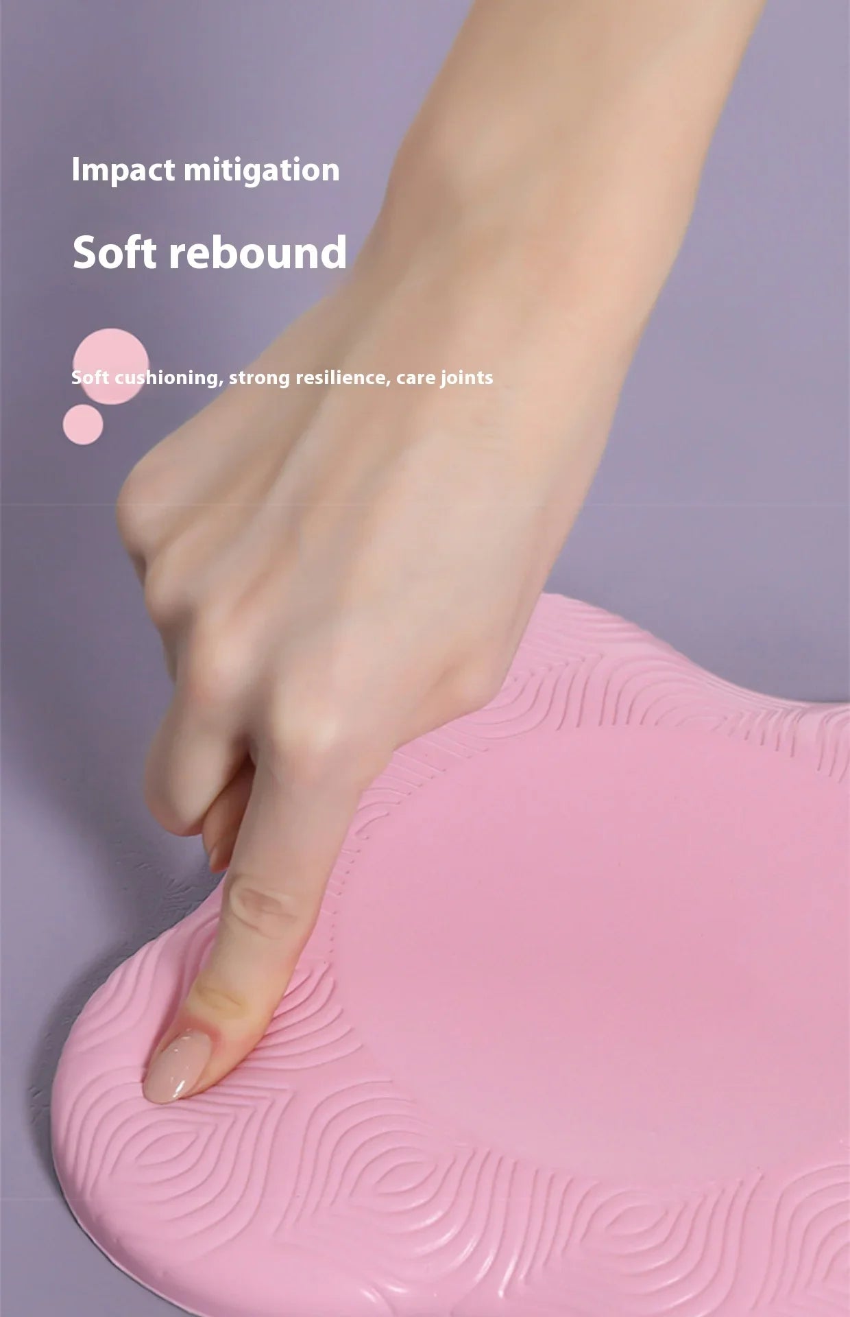 Yoga knee pad with thickened anti slip cushioning cushion for fitness protection, elbow joint, knee kneeling pad, cushion