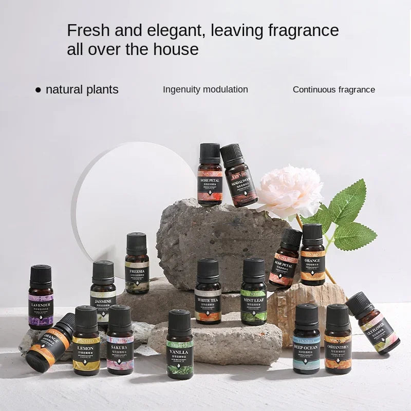 Essential Oils 12 Scents Meditation for Aromatherapy Diffuser Air Humidifier Aromatherapy Air Freshener Perfume Essential Oils