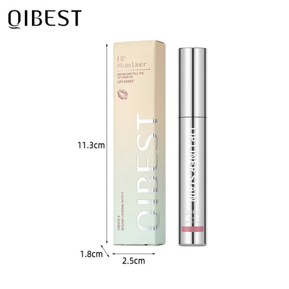 QIBEST 4 Colors Peel Off And Reveal Lip Stain Long Lasting Waterproof Pink Lip Tint Transfer Proof Natural Lip Stain Makeup