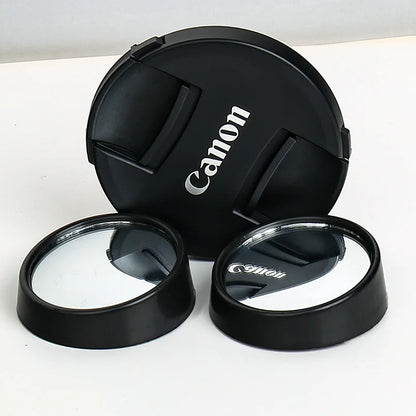 Car Rearview Mirror Car Blind Spot Mirror 360° Car Reversing Assist Mirror Glass Bezel-less Fan-shaped Small Round Mirror