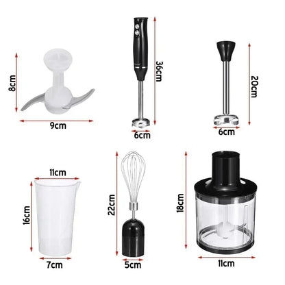 4 in 1 Household Multi-function Blender 110V/220V Electric Handheld Immersion Blender Baby Food Maker Kitchen Appliances