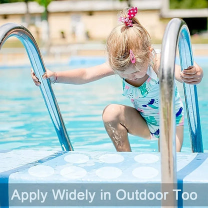 New Anti Slip Bath Grip Stickers Non Slip Shower Strips Flooring Safety Tape White 60/30/10Pcs