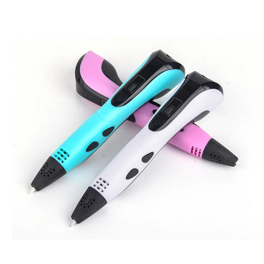 New 3D Pen for Children Kids Creative Diy 3D Printing Pens PLA Filament Portable Child's Birthday Gift with Christmas
