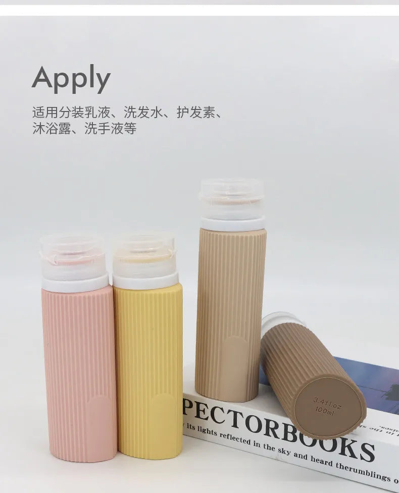 Travel Bottles for Toiletries Tsa Approved 3oz Travel Size Containers BPA Free Leak Proof Refillable Liquid Silicone Squeezable