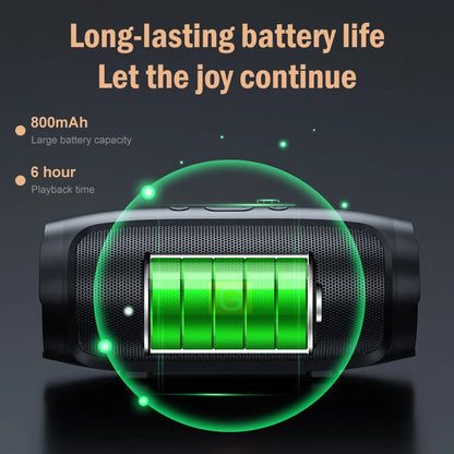 Bluetooth Speaker Dual Speaker Stereo Outdoor TF usb Playback Fm Voice Broadcasting Portable Subwoofer 50 Wireless Speaker