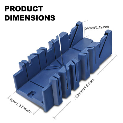 Multifunctional Woodworking Miter Saw Box Miter Saw Holder Saw Storage 45/22.5/90° Plastic Saw Box Medium Miter Saw Cabinet
