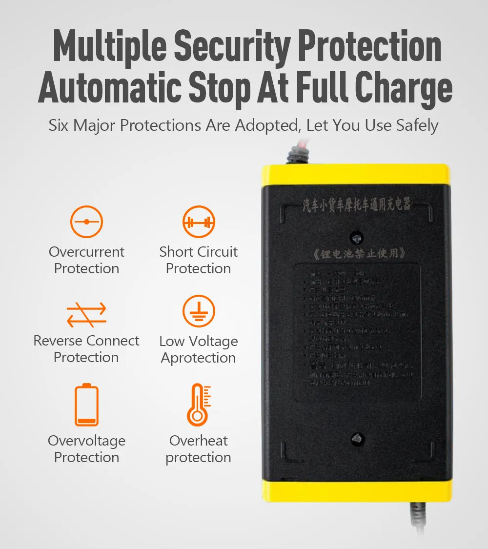 Car Battery Charger 10A 12V Automotive Battery Charger 24V 5A Car Accesorries Digital Display Detection Pulse Repair Car Charger