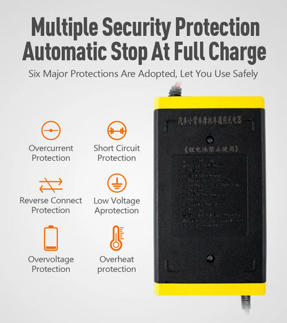 Car Battery Charger 10A 12V Automotive Battery Charger 24V 5A Car Accesorries Digital Display Detection Pulse Repair Car Charger