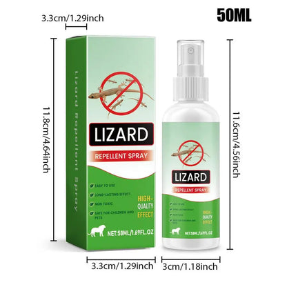 1pc 50ml Lizard Repellents Spray Natural Lizard Repellents Lavender Oil Gecko Spray Powerful Pet Safe Reptile Deterrents Control