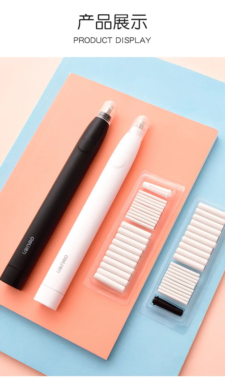 Electric Eraser Art Drawing Eraser Highlight Sketch Eraser for Students with Refills Correction Supplies Stationery