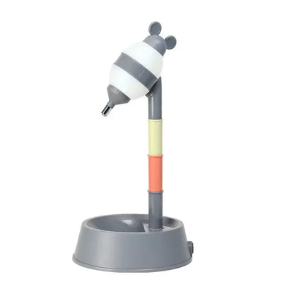 Pet integrated water dispenser, dog basin feeding, cat water dispenser, vertical dog water kettle, high pitch licking, rolling