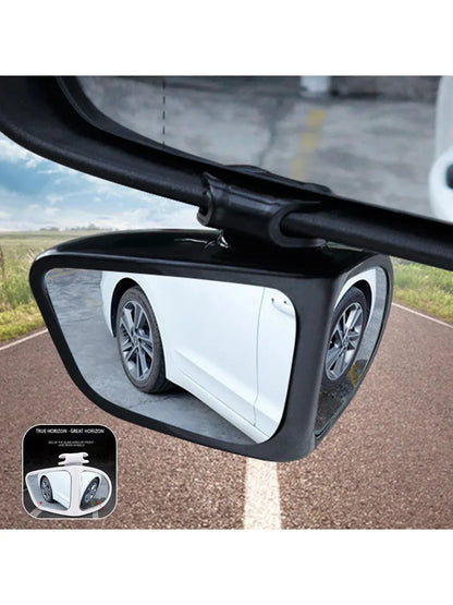 360 Degree Rotatable Side Car Blind Spot Convex Mirror Car Blind Spot Convex Mirror Rearview Parking Safety Auto Exterior Mirror