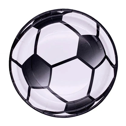 108*180cm Football Tablecloth Party Supplies Disposable Plate Tableware Party Birthday Party Decor Kids Boy Soccer Party Supplie