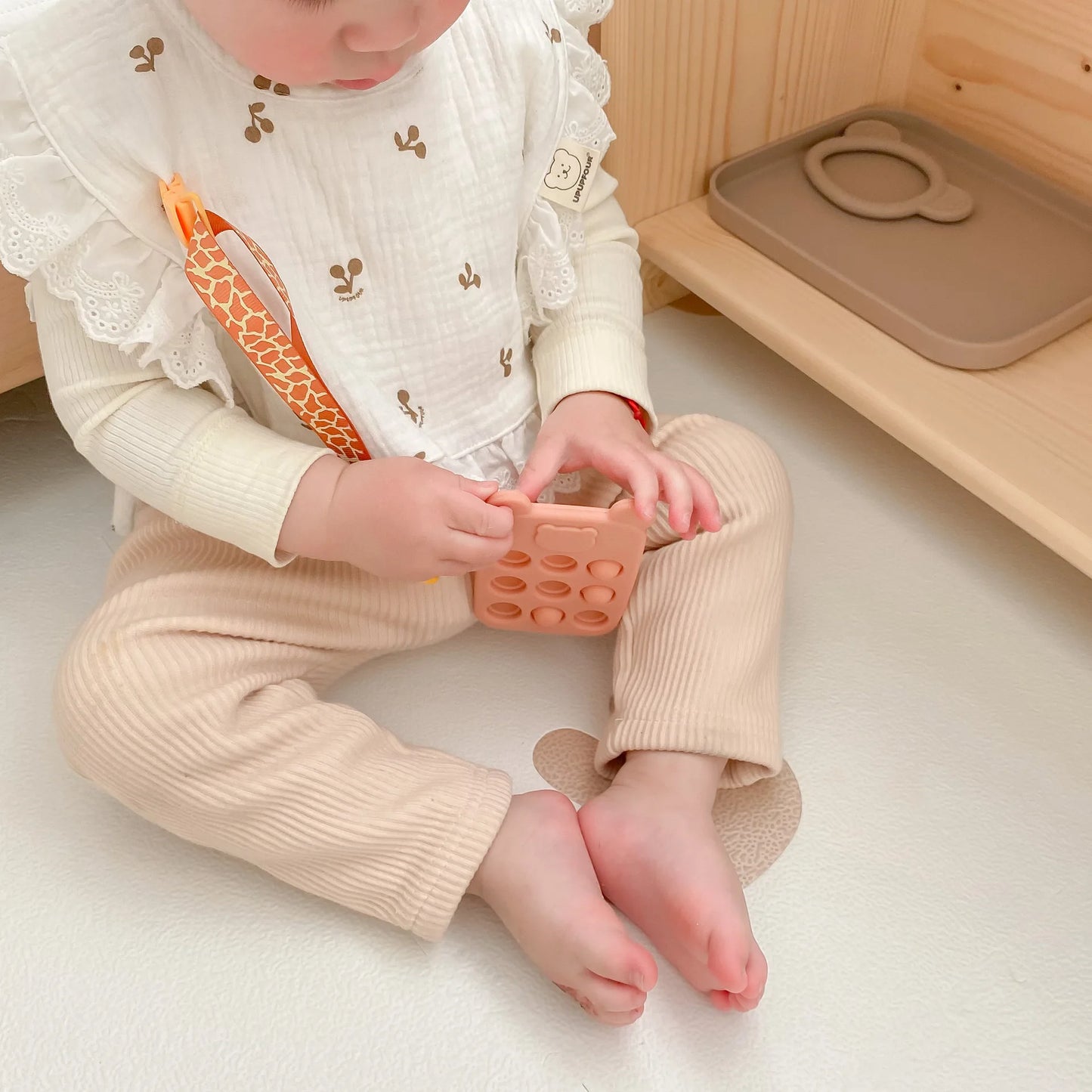 Baby Silicone Teethers Animal Food Grade Silicone Baby 0-12 Toys Silicone Teeth Grinding Stick Newborn Pacifier Accessories Toys