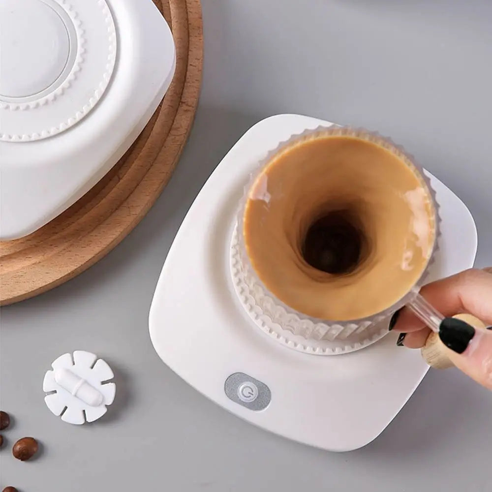 USB Charging Magnetic Suspension Blender Easy to Use Stirring Artifact Electric Coffee Blender Anti- slip Base Smart