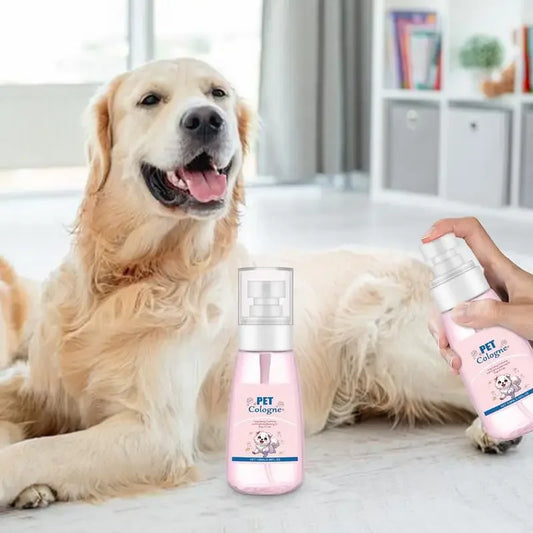100ml Deodorizing Dog Spray Mild Kitten Odor Removal Natural Deodorizer Perfume Spray for Dogs Cats Long-lasting Odor Control