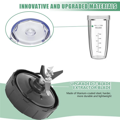 【Today Only@】Ninja Blender Cups Replacement Lender Cups Replacement Compatible For Nutri Ninja Blenders Ninja Blender Accessorie