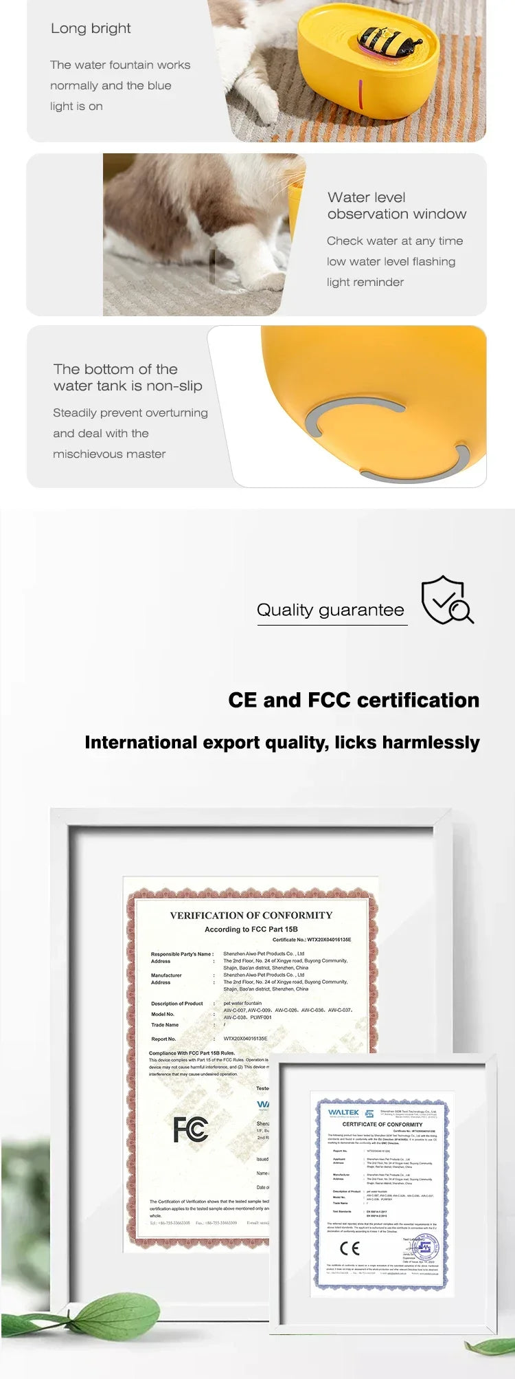 2L Cat Water Fountain Auto Filter USB Electric Mute Drinker Bowl Recirculate Filtring Drinker for Cats Dog Pet Water Dispenser