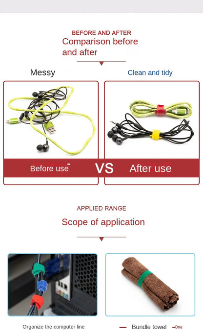 Cable Organizer Winder Management Wire Cord Organizers Cable Holder Protection For iPhone Xiaomi Cables Phone Accessories