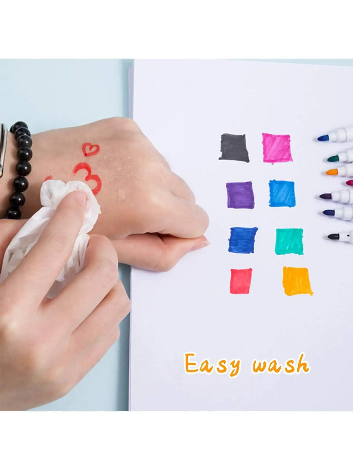 Multi-color optional magnetic whiteboard pens can absorb erasable markers office cultural and educational supplies