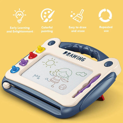 Magnetic Drawing Board Colored Graffiti Magic Eraser Drawing Board Children's Graffiti Board Art Early Education Drawing Toy