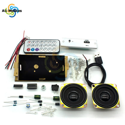 DIY Bluetooth Speaker Making And Assembling Electronic Welding Kit Teaching Practice DIY Electronic Kit Speaker