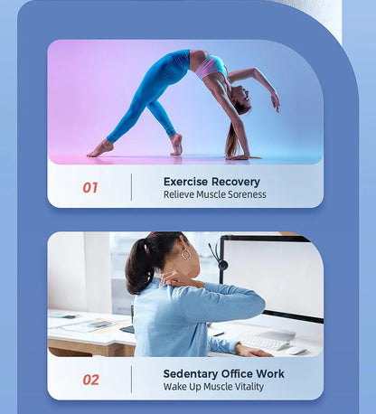 NEW Massage Gun Portable Percussion Pistol Massager For Body Neck Deep Tissue Muscle Relaxation Gout Pain Relief Fitness