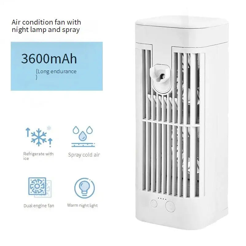 Air Conditioning Fan Cooler Household Spray Refrigeration Small Air Conditioner Indoor Water Cooling Electric Fan