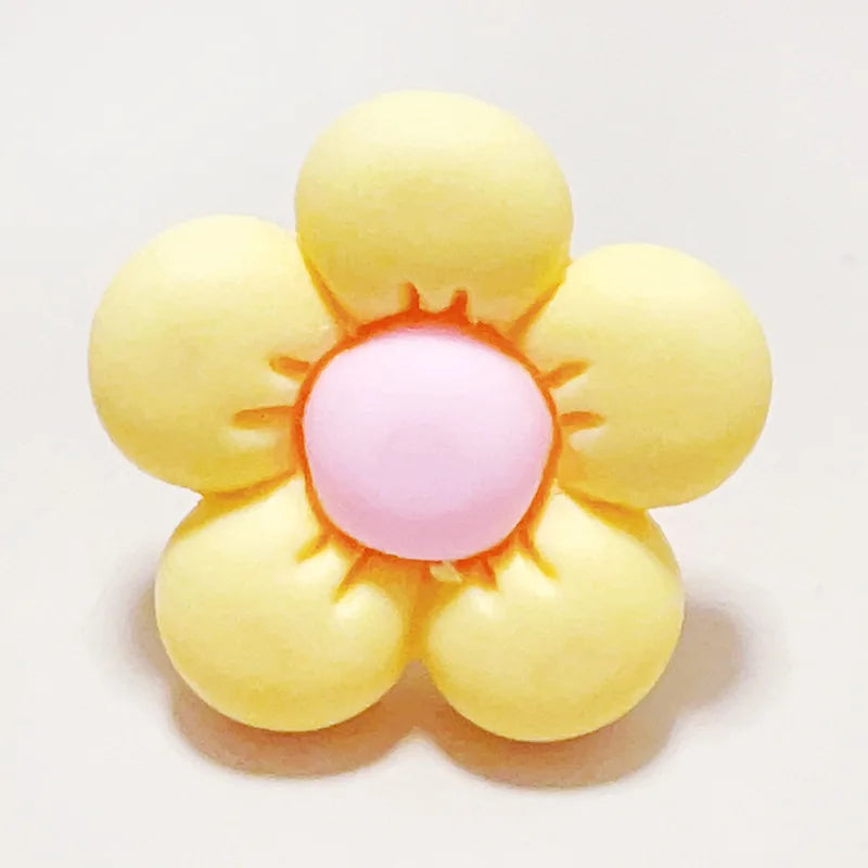 10pcs Set Shoes Decoration For Crocs Three-dimensional Flowers Shoes for Women DIY Shoe Accessories