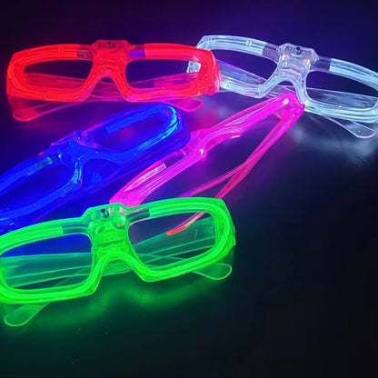 1 Pc Party Glow in the Dark Glasses Light Up LED Glasses Neon Party Favors Sunglasses Party Decor Party Supplies