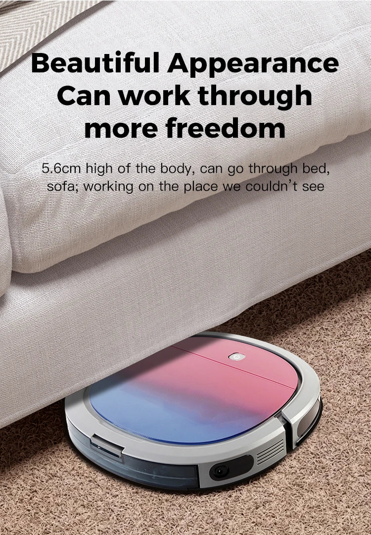 New Smart Robot Vacuum Cleaner Wifi App control,180ml Water Tank Home Appliances Electric Cleaning Tools Robotic Vacuum Cleaners