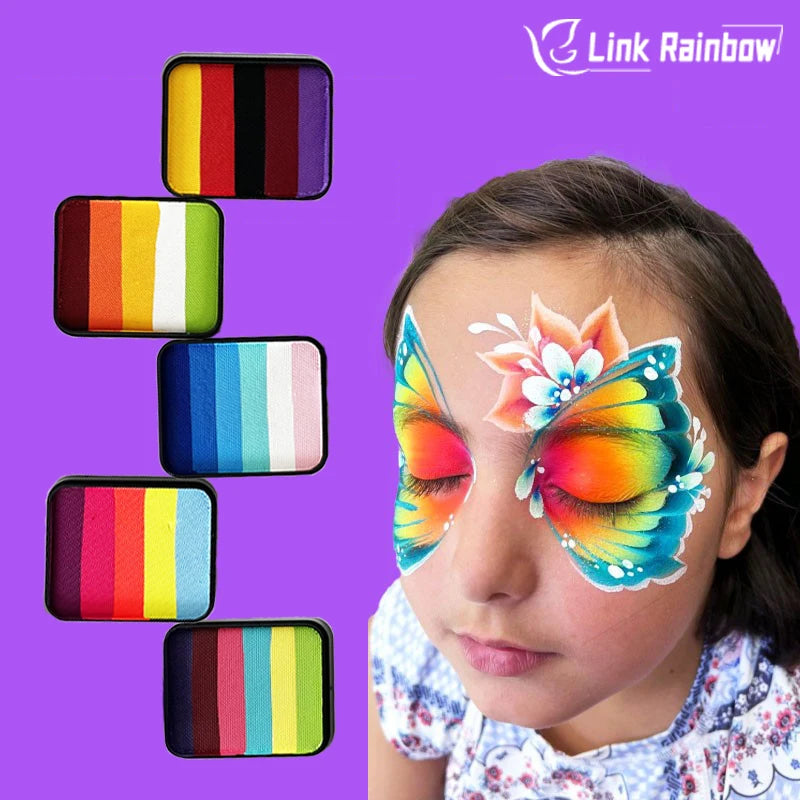 Vegan  Face Paint Professional Split Cake Pastel Eyeliner Water Activated Face And Body Paint
