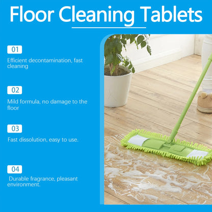 Floor Cleaning Tablets Floor Dirts Stains Remover Tile Descaling Brightening Ceramic Decontamination Floor Cleaner Detergent