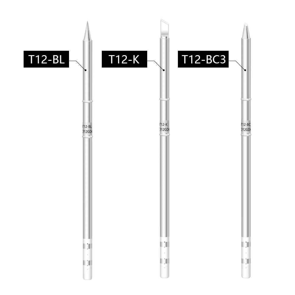 T12 Soldering Station Mini Digital Dual Voltage Repair Soldering Iron Equipment Portable Home Electronics Repair Tool Set