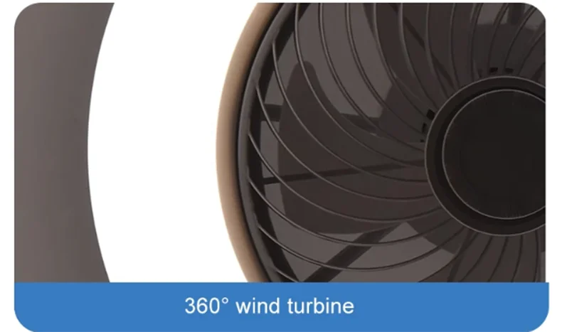 Smart Ceiling Fan Fans With Lights Remote Control Bedroom Decor Lamp 52cm Air Invisible Silent Electric fan for room AC220V