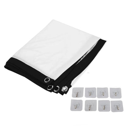 100'' Projector Screen 84-100inch 16:9 HD Projector Screen 3D Film Portable Screen Curtains HD Projector Screen Projector Screen