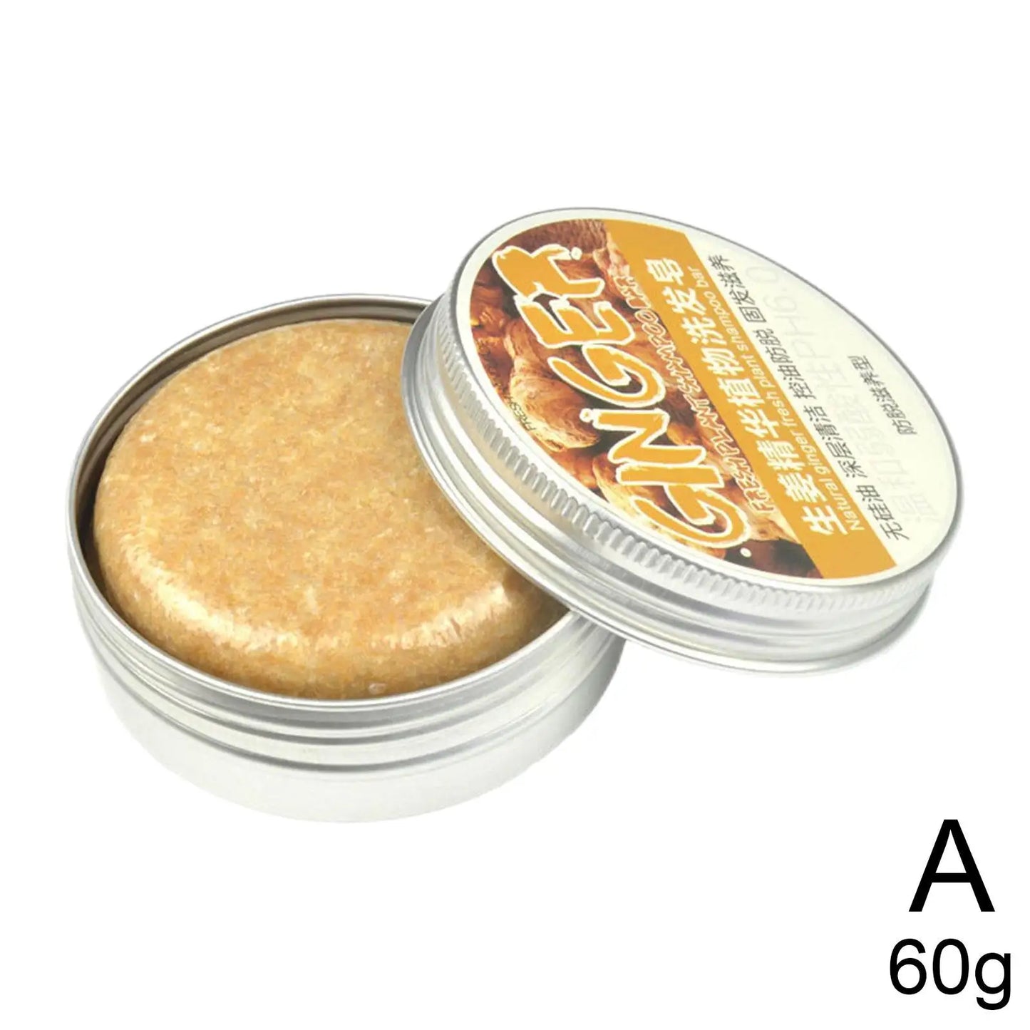 Ginger Polygonum Soap Shampoo Soap Cold Processed Soap Hair Shampoo Bar Pure Plant Hair Shampoos Hair Care