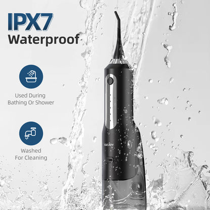 SEJOY Water Flosser for Teeth Irrigator Teeth Whitening Tool Portable Water Pick Personal Care Appliances Dental Teeth Cleaner