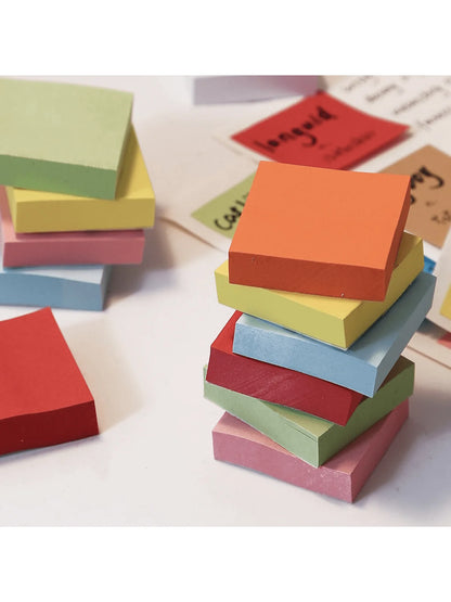 11pcs Colorful Sticky Notes, Suitable For Home, School, Office, Back To School, Aesthetic School Supplies, Stationary, Random co