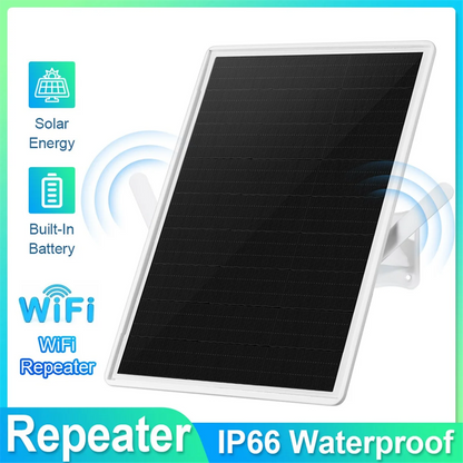 New Solar Outdoor WIFI Repeater,Weatherproof Wi-Fi Range Extender-2.4GHz Wireless Internet Signal Booster 20000mAh Battery
