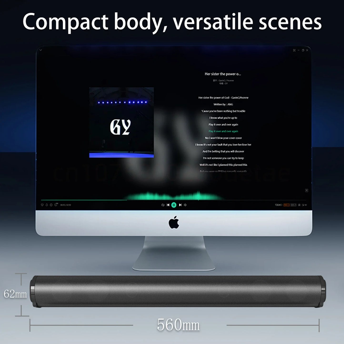 Super Powerful Sound Bar Portable Wireless Bluetooth Speaker Surround Stereo Home TV Sound Box Subwoofer FM Radio Home Theater