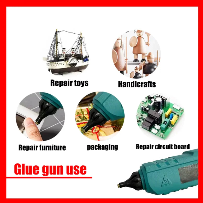 Cordless Hot Glue Gun Industrial Mini Glue Guns Thermo Electric Repair Tool For Makita 18V Lithium Battery