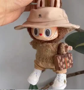 Labubu 17cm Doll Outfits Luxury Vinyl Doll Clothes 1st & 2nd Generation Compatible Delicate Baby Toy Accessories Kids Fashion