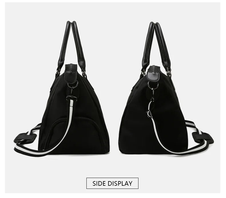 Personalized Travel Bag Men's And Women's Handbags Sports Training Yoga Bag Waterproof Weekend Bag Customized Logo Name Pattern