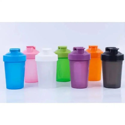New 400ML Blender Shaker Bottle with Stainless Ball BPA Free Plastic Protein Shakes Leakproof for Powder Workout Gym Sport