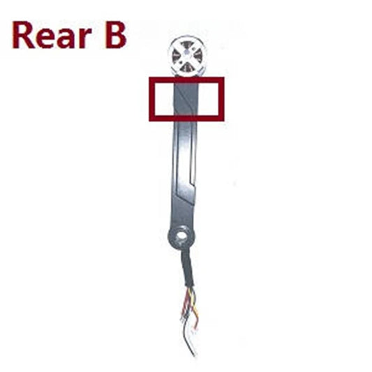 SG906 PRO 2 Xinlin X193 CSJ X7 Pro 2 ZLL Beast 2 RC quadcopter spare parts Arm set Side motor bar